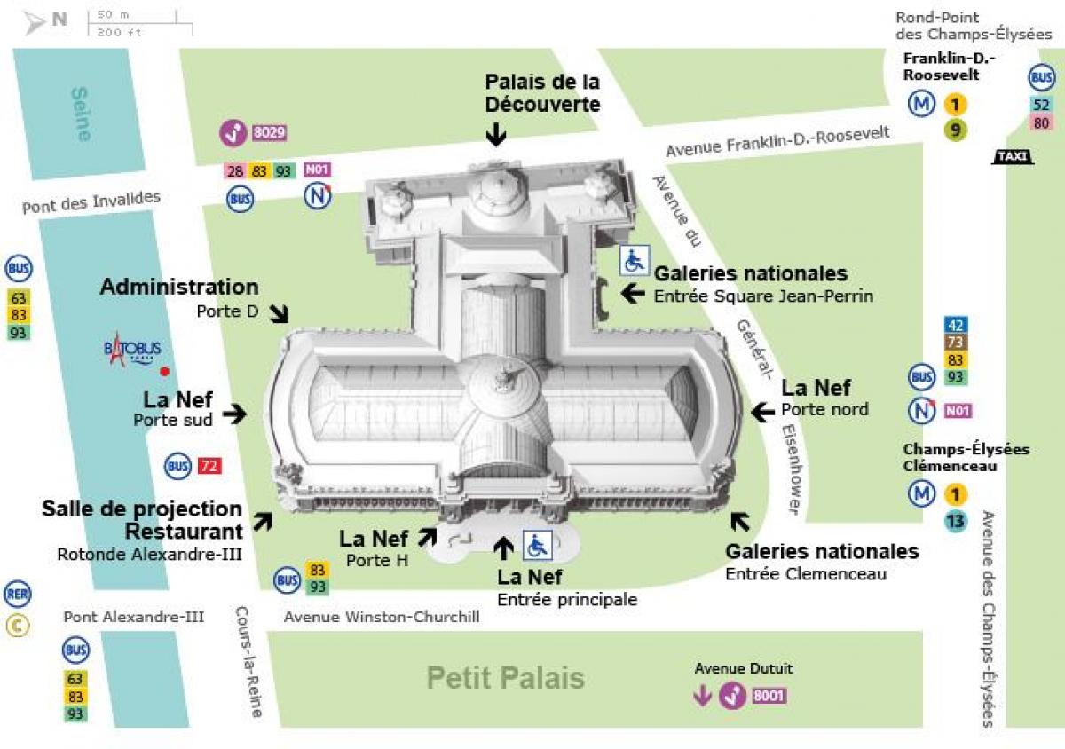 نقشہ کے گرینڈ Palais
