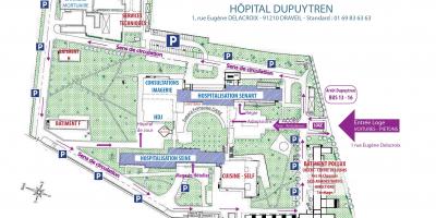نقشہ کے Joffre-Dupuytren ہسپتال