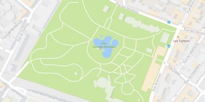 نقشہ کے جارجز پارک-Brassens