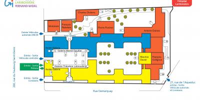 نقشہ کے فرنینڈ-Widal ہسپتال