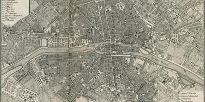 نقشہ پیرس کے 1800