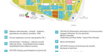 نقشہ کی یونیورسٹی Nanterre