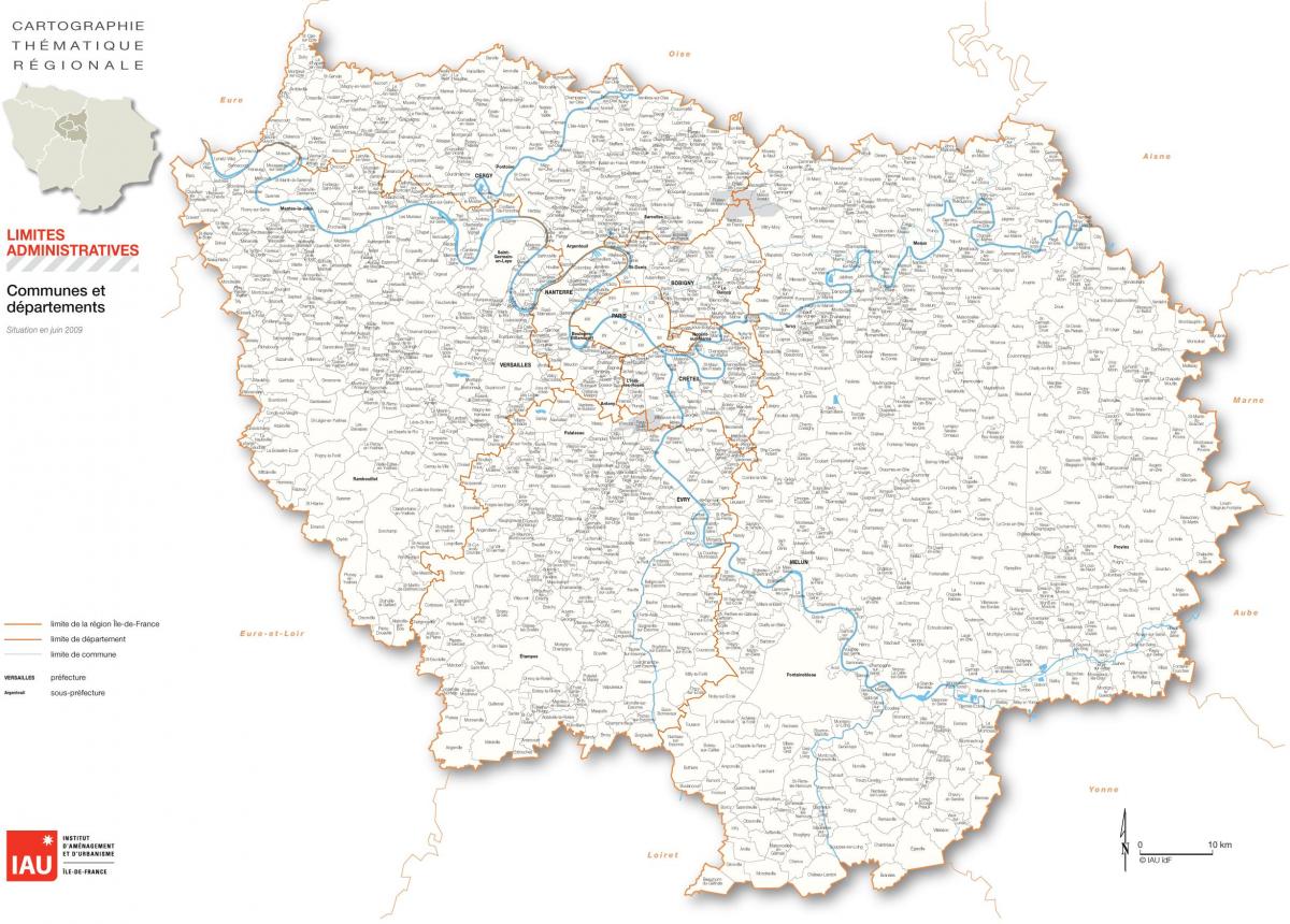 نقشہ کے ئلی ڈی فرانس