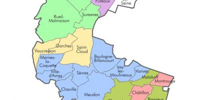 نقشہ کے Hauts-de-سین
